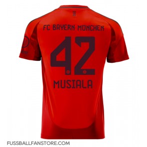 Bayern Munich Jamal Musiala #42 Replik Heimtrikot 2024-25 Kurzarm